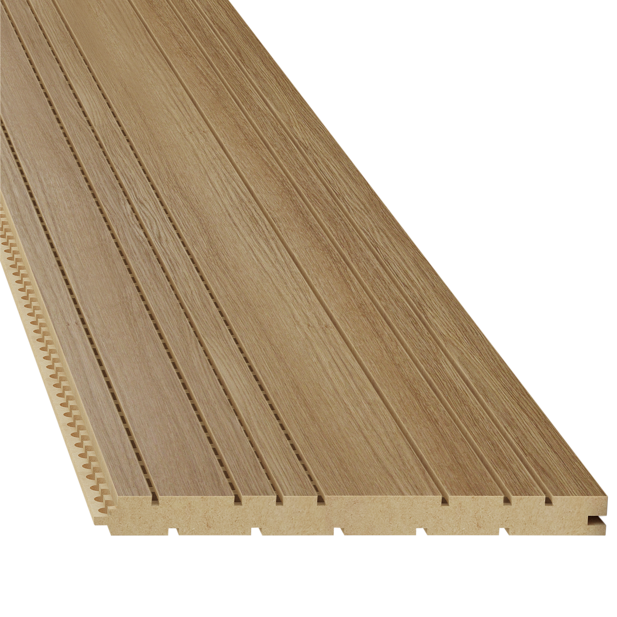 slimline stripes Europäische Eiche MDF braun